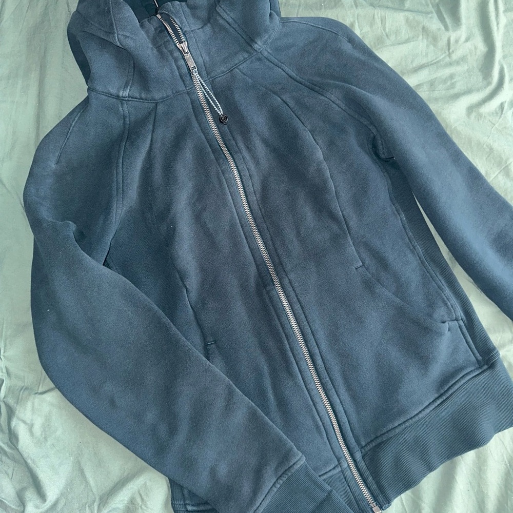 lululemon athletica Dark Green Scuba Hoodie